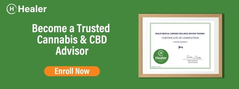 Healer cannabis and CBD certification program