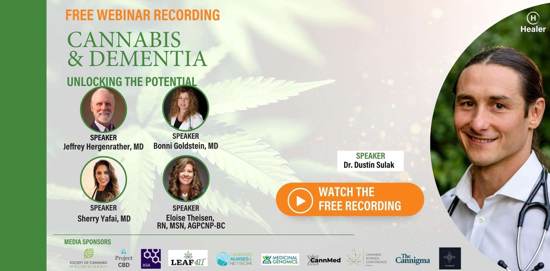Healer cannabis and dementia webinar recording